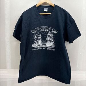 VTG Voyage Of Discovery Hawaiian Chieftain Lady Washington Boat Ship L T-Shirt